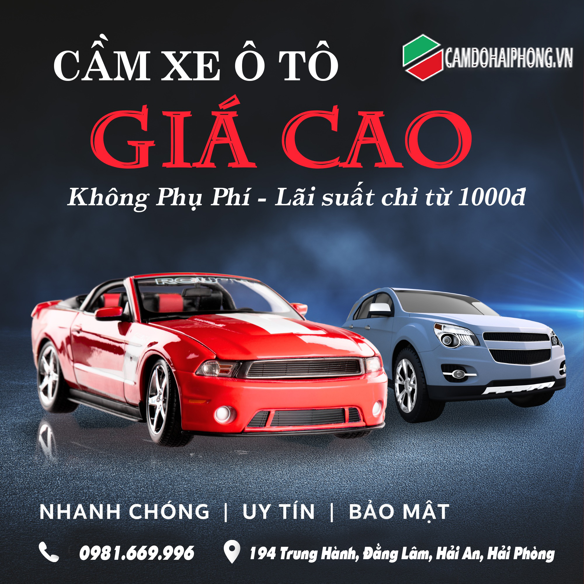 Cầm Xe oto tại Hải Phòng 2024