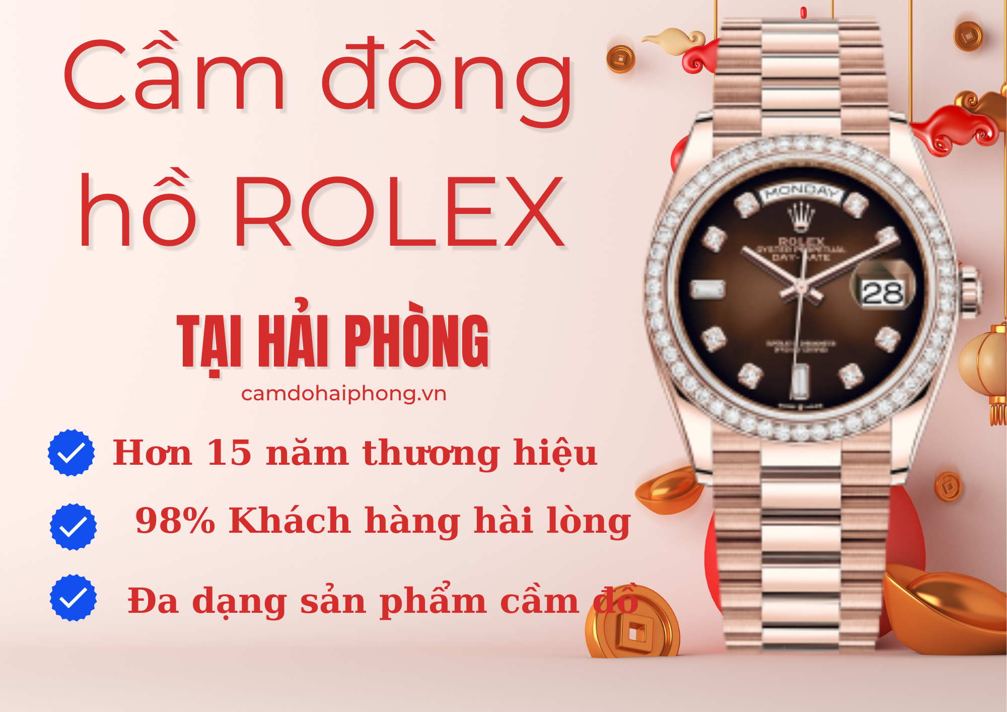 Cầm đồng hồ rolex tại Hải Phòng