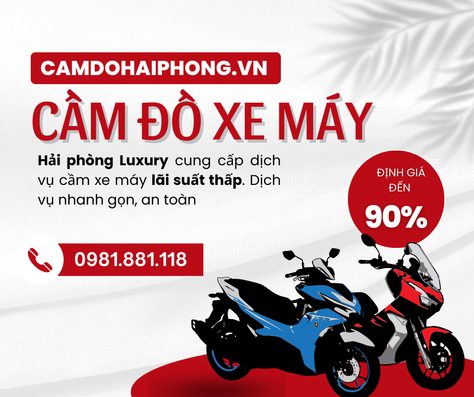 Cầm đồ xe máy tại hải Phòng