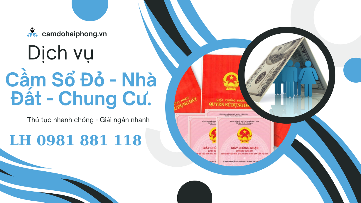 Cầm sổ đỏ tại Kiến An