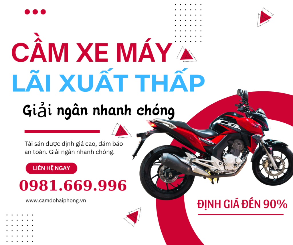 Cầm Xe Máy Tại Hải Phòng 2025