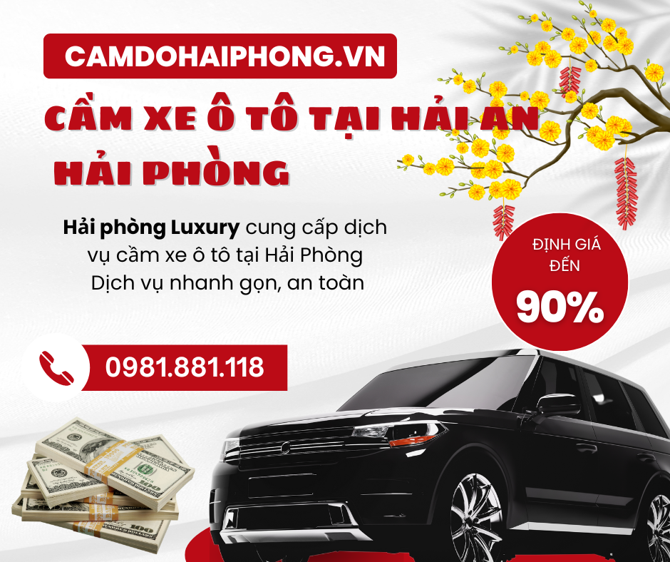 Cầm xe ô tô tại hải An