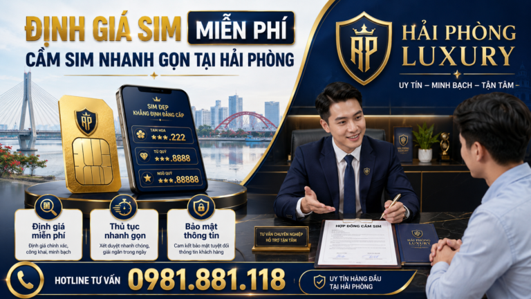 Định giá sim miễn phí cầm sim nhanh gọn tại Hải Phòng
