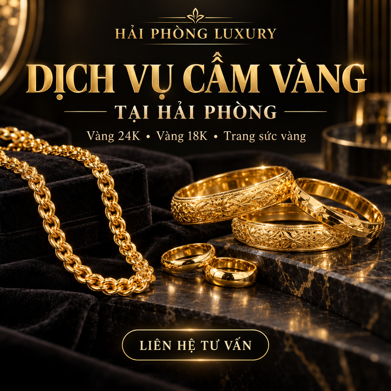 Dịch Vụ Cầm Vàng Tại Hải Phòng: Thủ Tục nhanh , Lãi Suất thấp